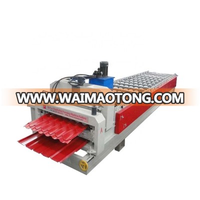 galvanized metal roofing tile double deck roll forming machine