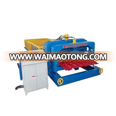 standard steel roof sheet glazed tile roll forming machine