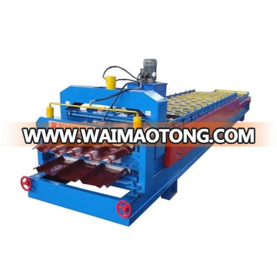 Roofing sheet double deck roll forming machinery for steel