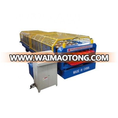 metal roofing double deck automatic roll forming machine