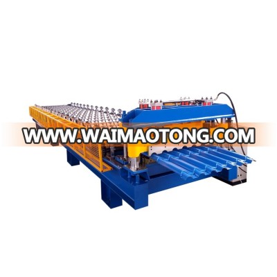 automatic glazed roof tile roll forming machinery